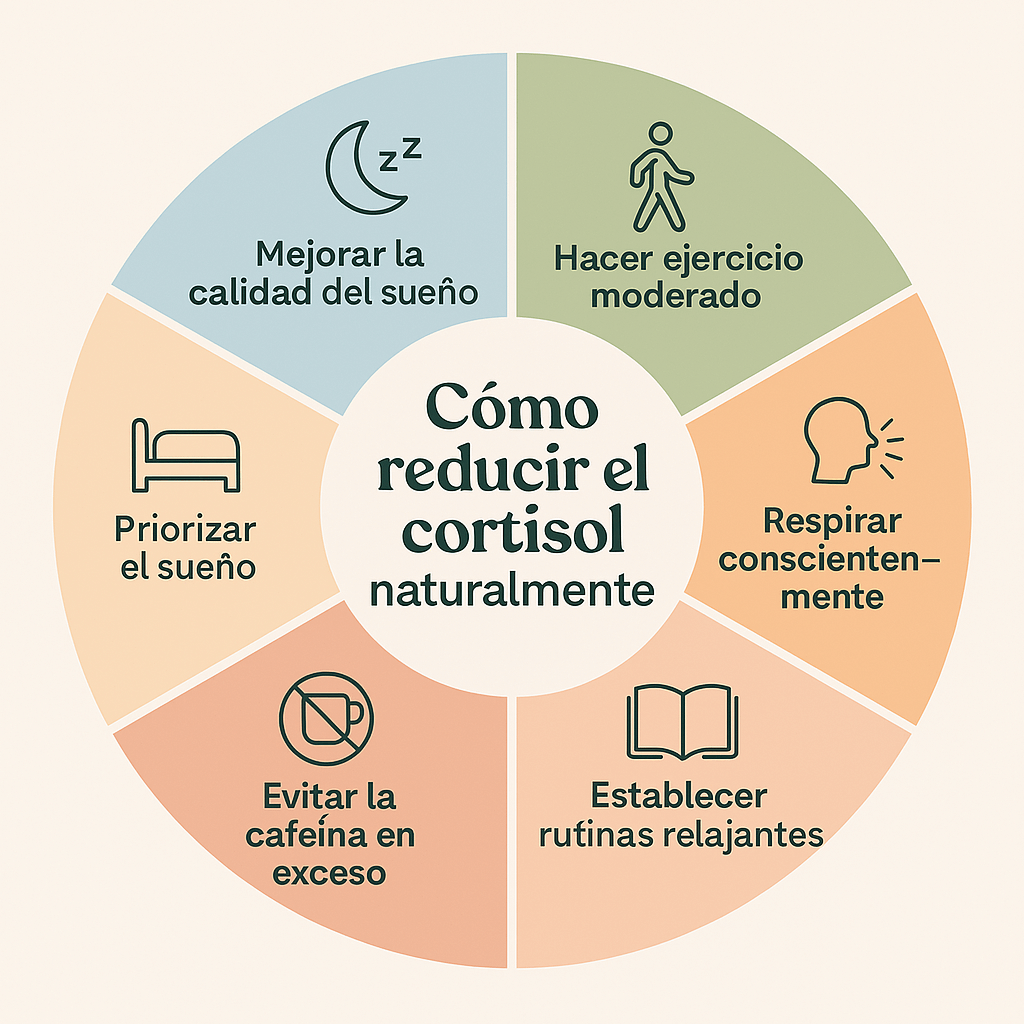 habitos como reducir el cortisol naturalmente